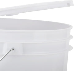 Tankless Water Heater Flushing Kit Includes 1/2HP Submersible Utility Water Pump,Two 3/4"GHT x 6' Stainless Steel Color Coded Hoses and 3.5Gallon Pail