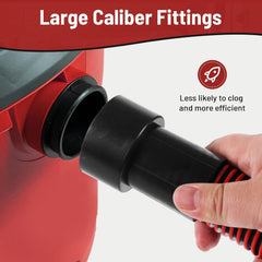 Klabb 10 Feet Dust Collection Hose Kit for Home and Shop Vacuums System with 6 Adapters of Woodworking Power Tool and Sander,Compatible with Multi-Brands Power Tool Adapter Set for Dust Collection