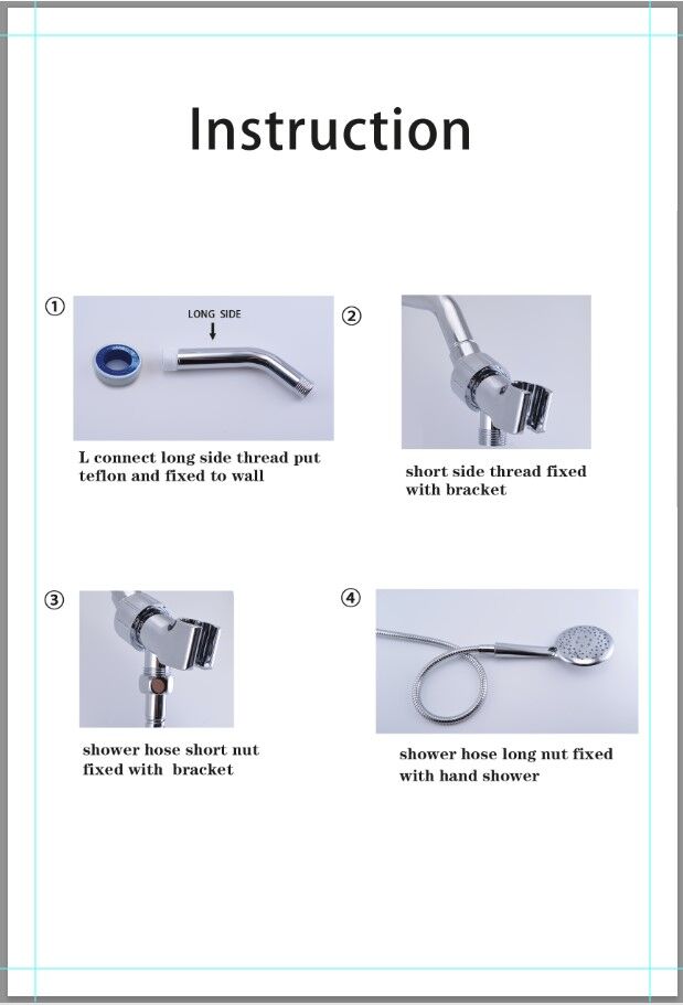 Klabb shower set K-9 High Pressure 4.3 inches Chrome Face Handheld Shower with Hose with 5 function.impluse+trickle+massage+spray+rainfall