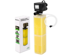 Klabb Aquarium Filter 320 GPH Submersible Internal Fish Tank Filters Large Tank Pond Clear for 40 to 150 Gal Tanks 4 in 1 Biochemical Filtration 1.2 m Lift Wavemaker and Air Supply 110V 60Hz